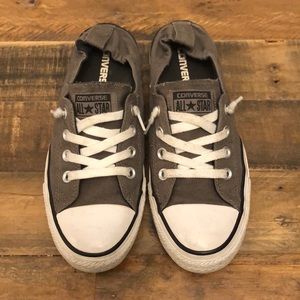 Converse Slip On Grey Shoes